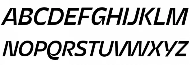 Asgard Trial Medium Italic Fonte MAIÚSCULAS