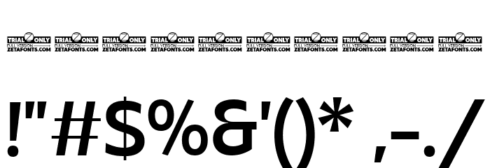 Asgard Trial Medium Font OTHER CHARS