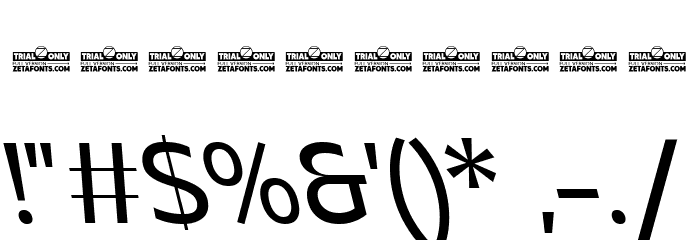 Asgard Trial Regular Backslant Font OTHER CHARS