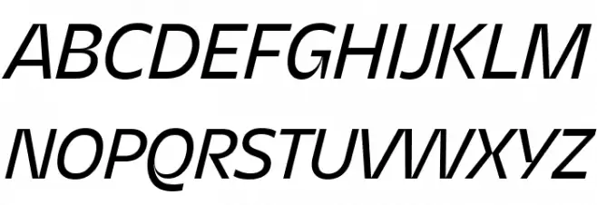 Asgard Trial Regular Italic Font Litere mari