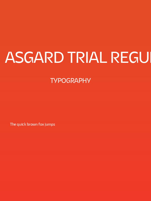 Asgard Trial Regular Poster