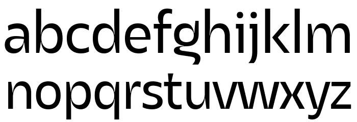 Asgard Trial Regular Font LOWERCASE
