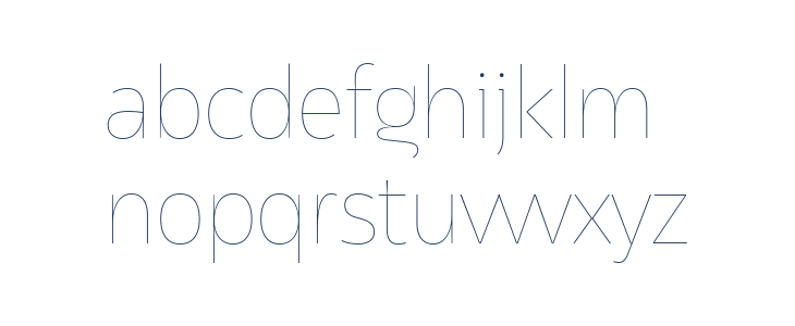 Asgard Trial Thin Lowercase