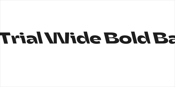 Asgard Trial Wide Bold Backslant Logo