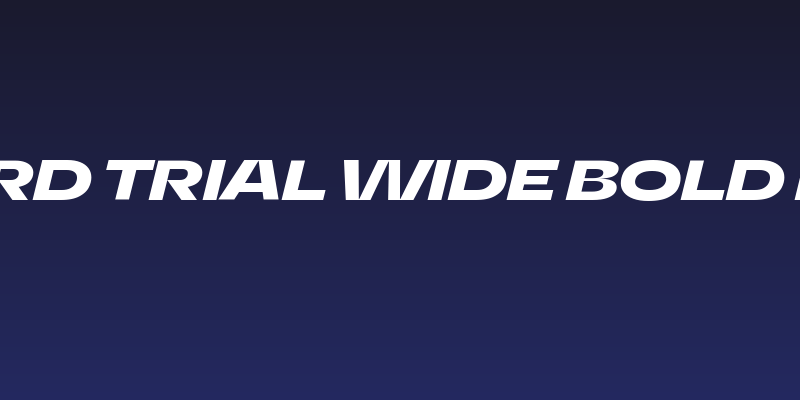 Asgard Trial Wide Bold Italic Social Header