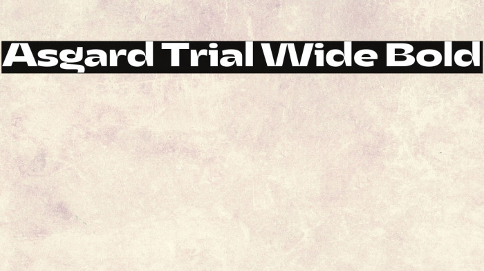 Asgard Trial Wide Bold Example 2