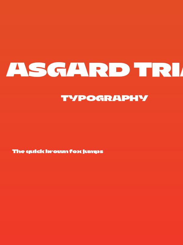 Asgard Trial Wide Fat Poster