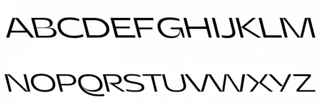 Asgard Trial Wide Light Backslant Font Litere mari