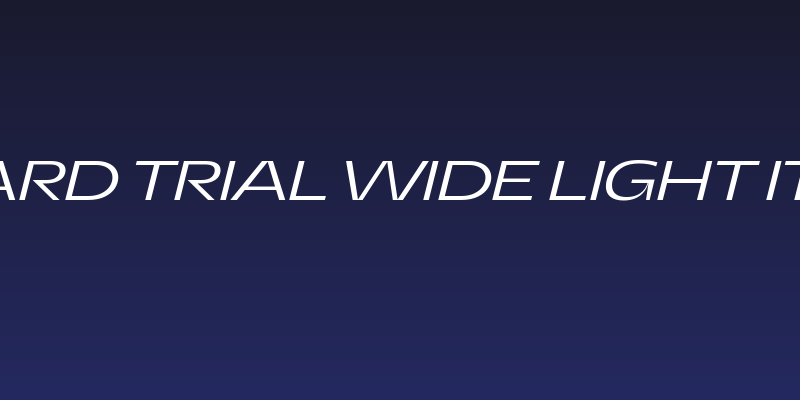 Asgard Trial Wide Light Italic Social Header