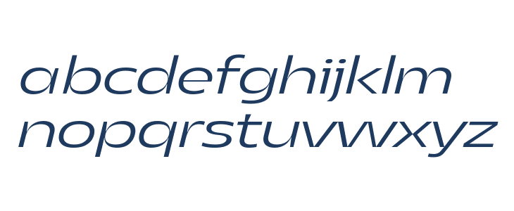 Asgard Trial Wide Light Italic Lowercase