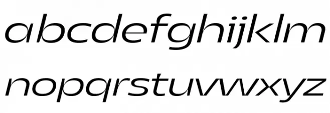 Asgard Trial Wide Light Italic フォント 小文字