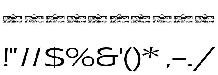Asgard Trial Wide Light Font OTHER CHARS