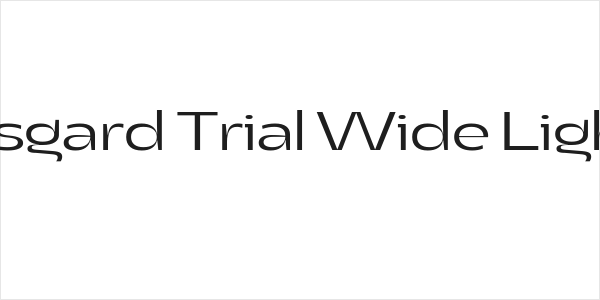 Asgard Trial Wide Light Logo