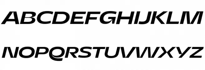 Asgard Trial Wide Medium Italic Font Litere mari