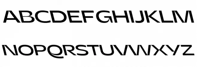 Asgard Trial Wide Regular Backslant Шрифта ВЕРХНИЙ