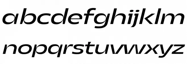 Asgard Trial Wide Regular Italic 字体 小写