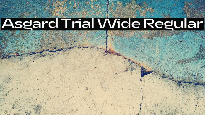 Asgard Trial Wide Regular Example 2