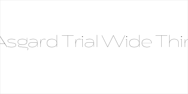 Asgard Trial Wide Thin Logo