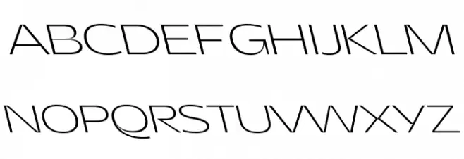 Asgard Trial Wide Xlight Backslant Шрифта ВЕРХНИЙ