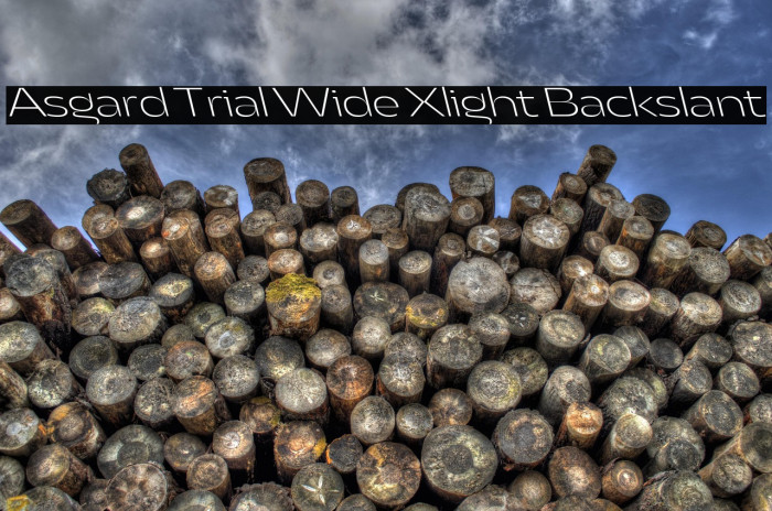 Asgard Trial Wide Xlight Backslant Example 3