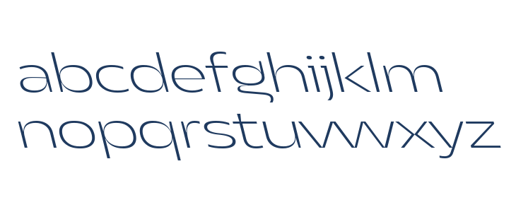 Asgard Trial Wide Xlight Backslant Lowercase