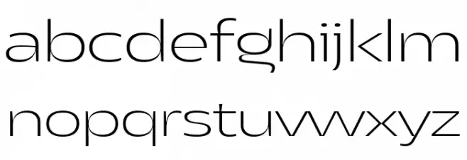 Asgard Trial Wide Xlight Шрифта строчной