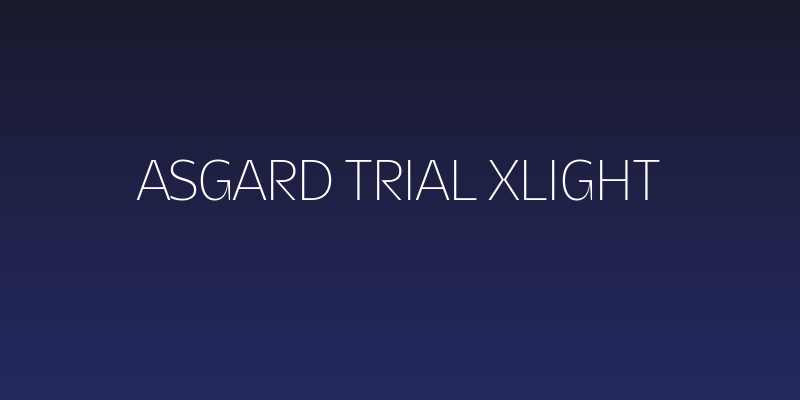 Asgard Trial Xlight Social Header