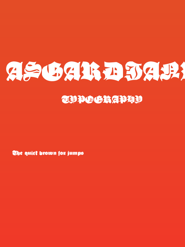 AsgardianWars Black Poster