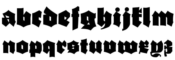 AsgardianWars Black Font LOWERCASE