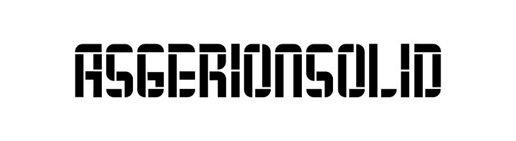 Asgerion Solid  Fuentes Gratis Descargar