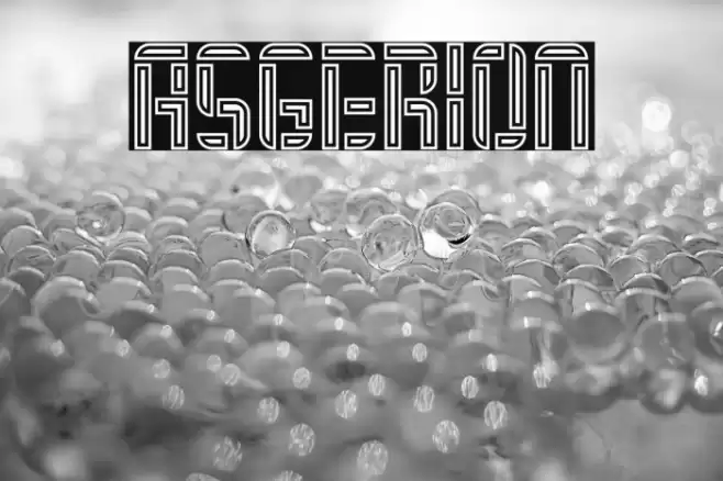 Asgerion Font examples