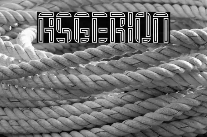 Asgerion Font examples