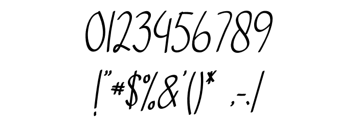 AshWord Font OTHER CHARS
