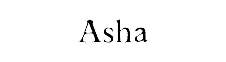 Ash Font LOWERCASE