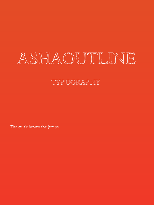 AshaOutline Poster