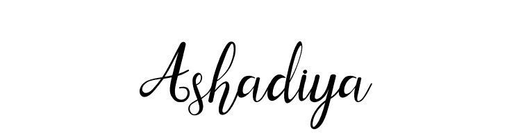 Ashadiya  Free Fonts Download