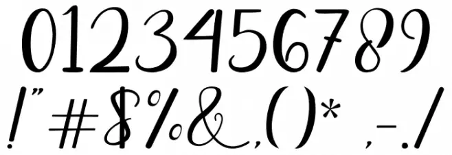 Ashadiya Font OTHER CHARS