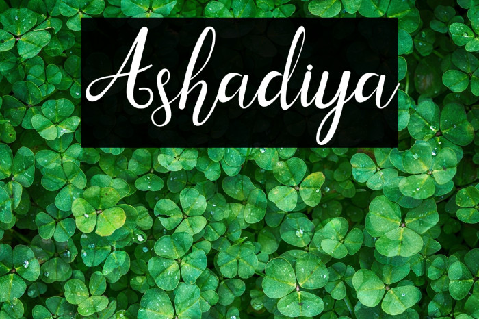 Ashadiya Example 1