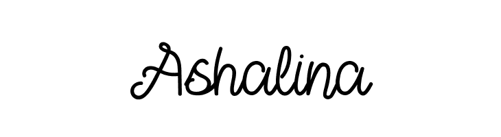 Ashalina  Fuentes Gratis Descargar