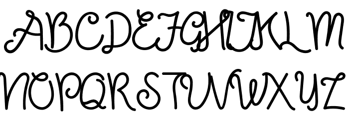 Ashalina Font UPPERCASE