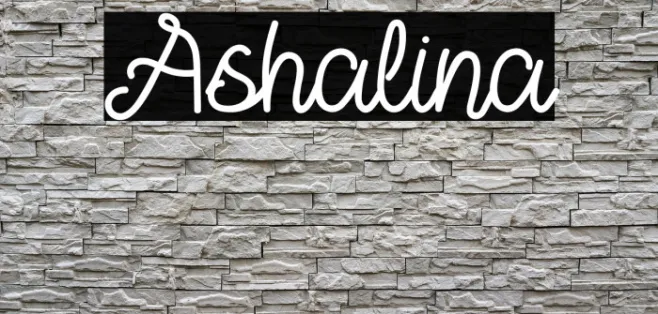 Ashalina Example 3
