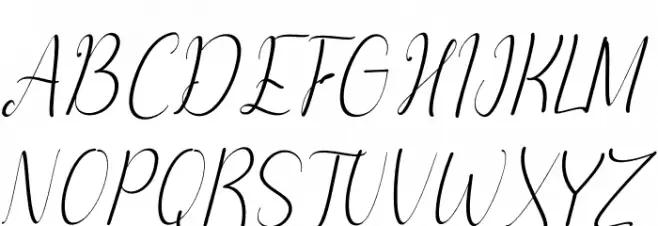 Ashanty Herlina Italic Fonte MAIÚSCULAS