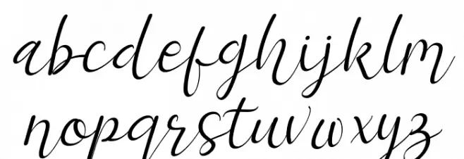 Ashanty Herlina Italic Fuentes MINÚSCULAS
