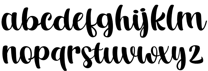 Ashburton Font LOWERCASE