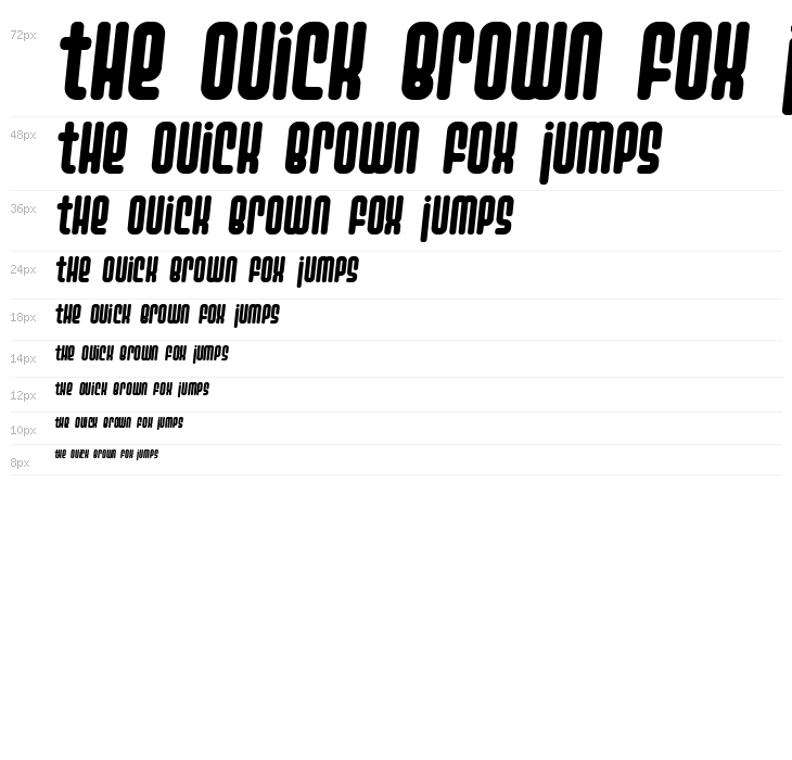 Ashbury Italic Waterfall