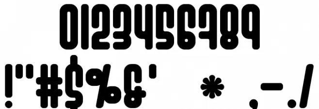 Ashbury Шрифта ДРУГИЕ символов