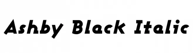 Ashby Black Italic  Fuentes Gratis Descargar