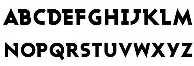 Ashby Black Schriftart Groß
