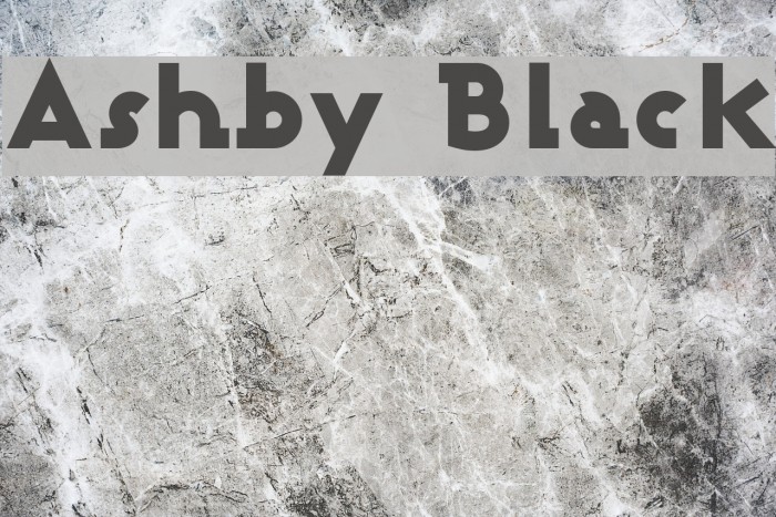 Ashby Black Font examples