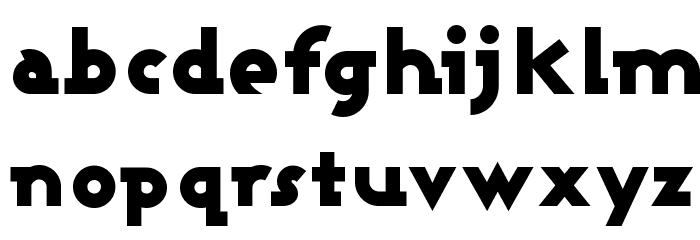 Ashby Black Font LOWERCASE